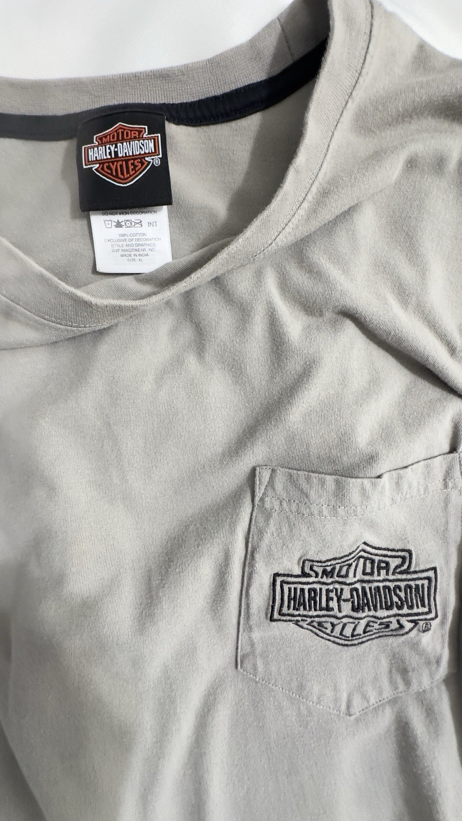 Harley Davidson Vintage Long Sleeve XL #92 Harley Davidson Vintage Long Sleeve XL #92