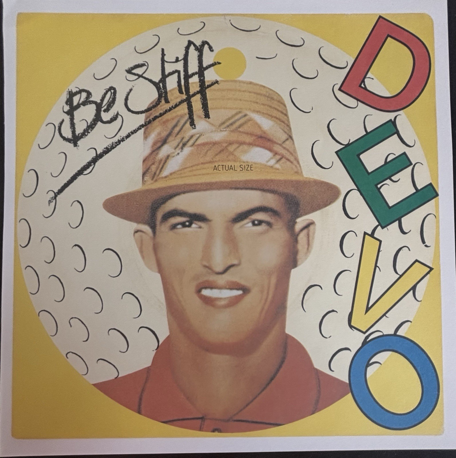 Book Clipping Photo 45rpm Cover Devo Stiff 1978 Book Clipping Photo 45rpm Cover Devo Stiff 1978