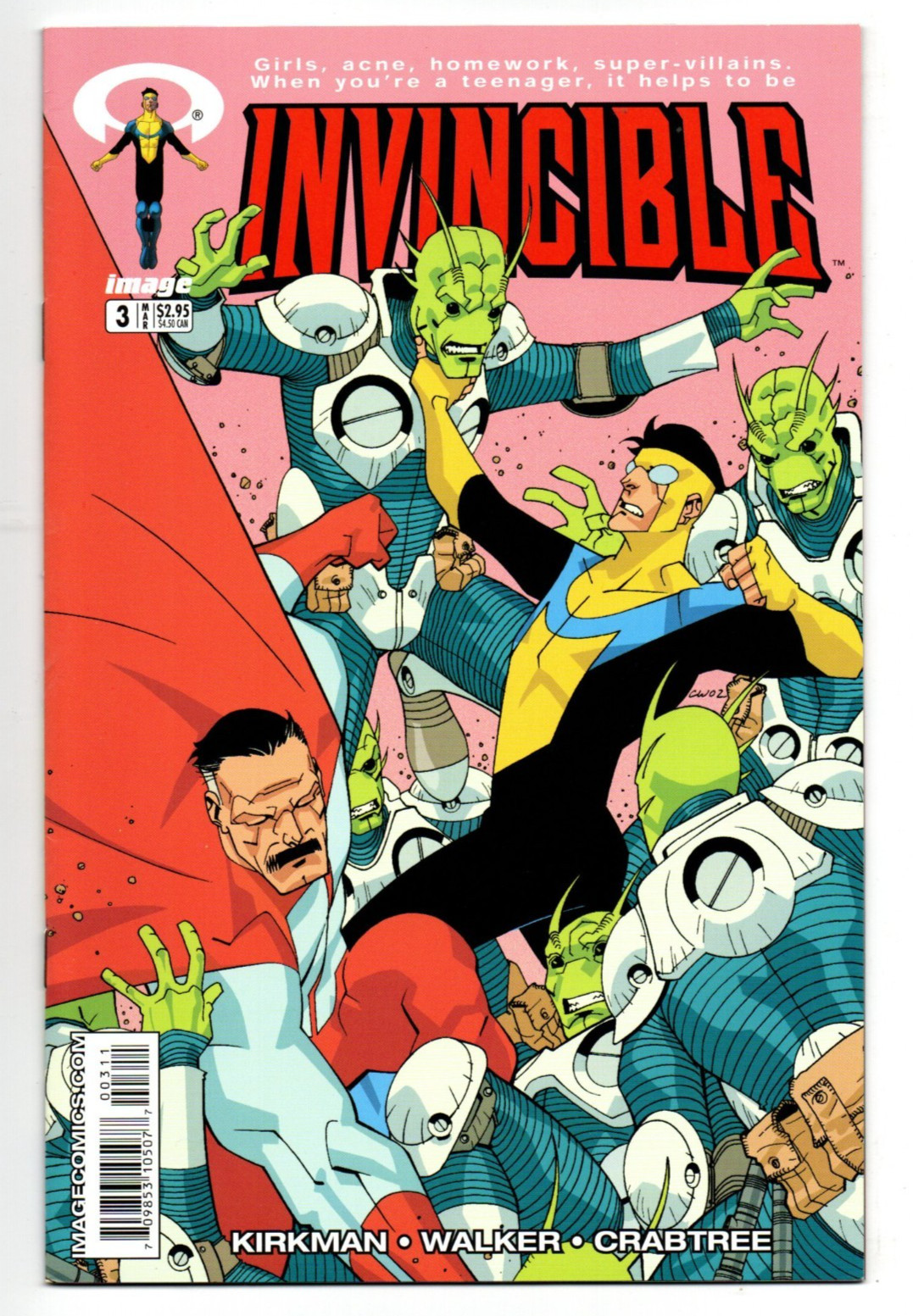 Invincible #3 VF/NM High Grade 1st Print Image Comics 2003 Robert Kirkman Invincible #3 VF/NM High Grade 1st Print Image Comics 2003 Robert Kirkman