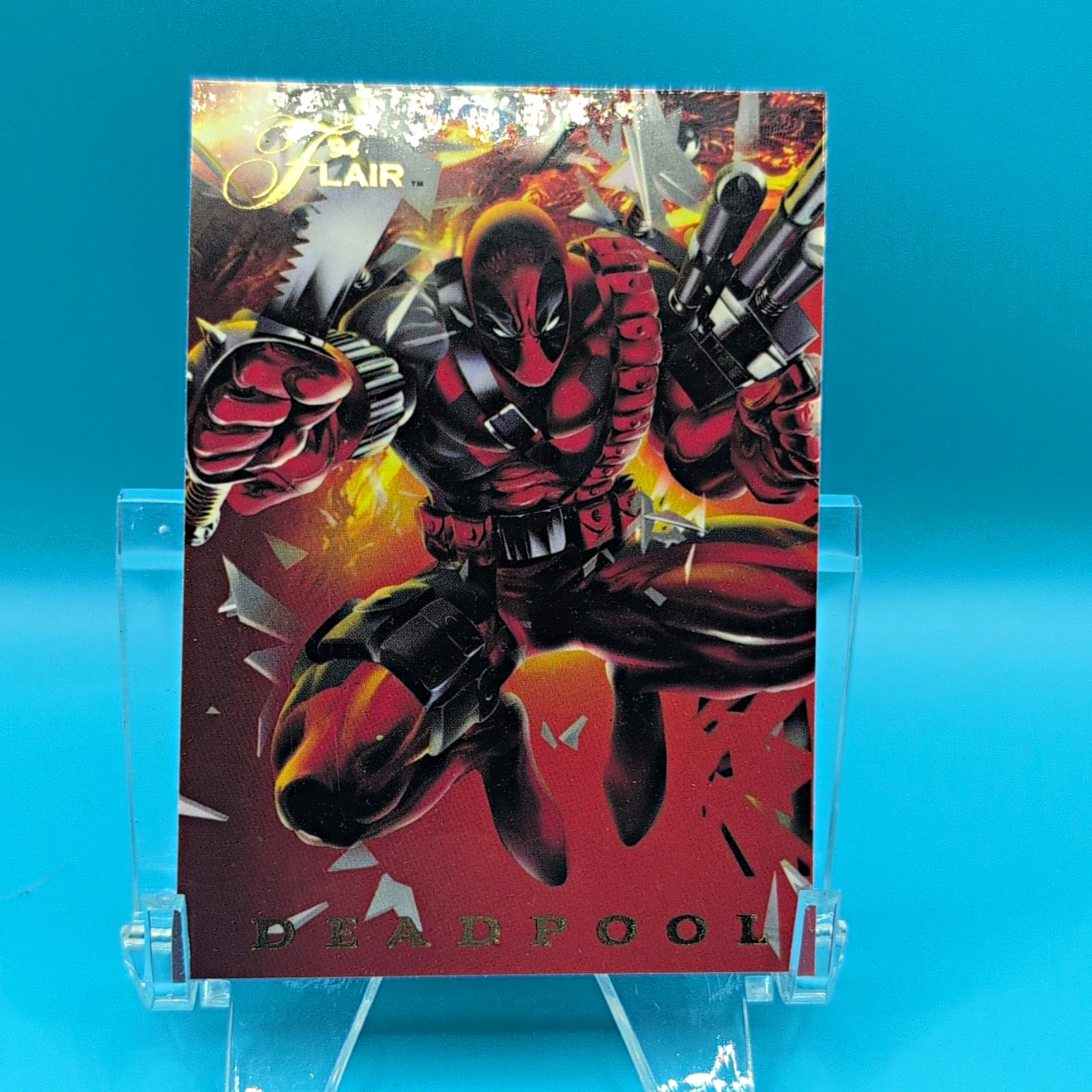 Fleer 1994 Flair '94 Deadpool Power Blast Insert Card #16/18 Fleer 1994 Flair '94 Deadpool Power Blast Insert Card #16/18