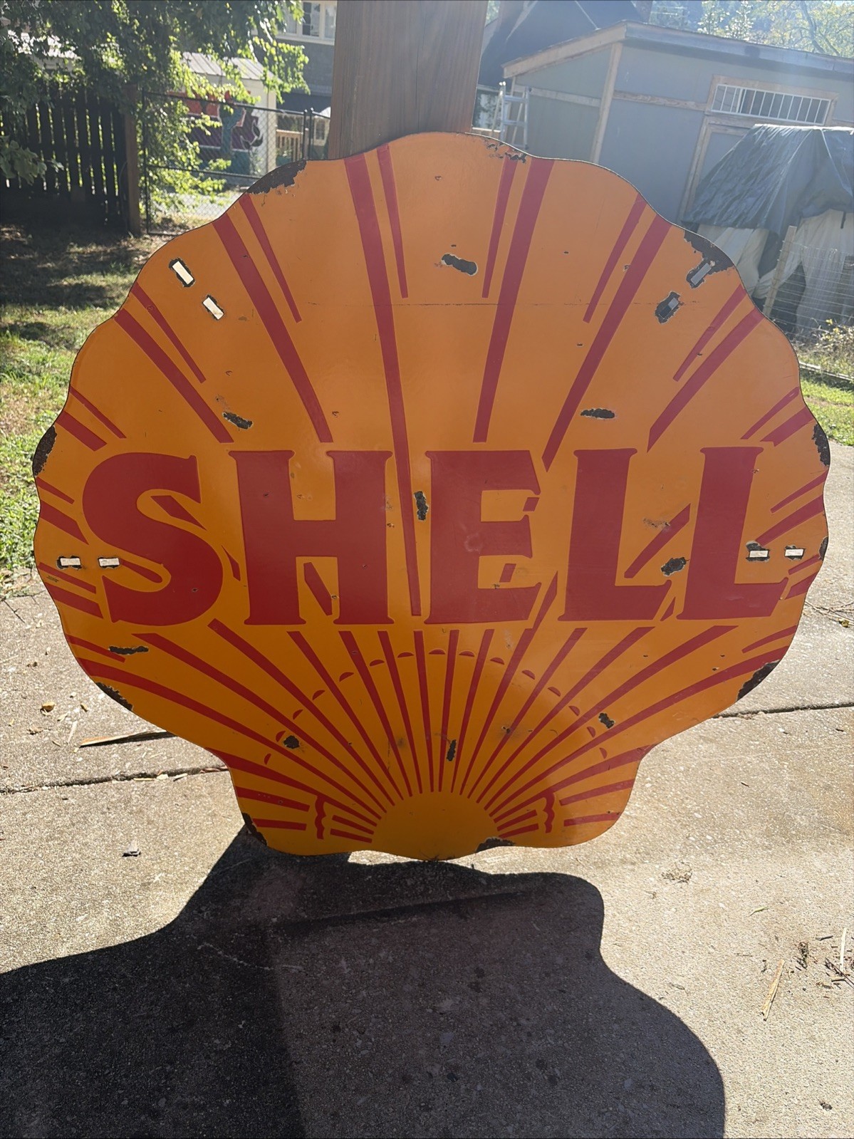 Original Shell Oil Porcelain Sign