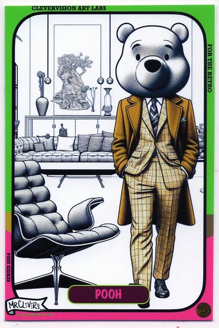 MR CLEVER ART x CleverVision Art Labs | DOLCE | Exhibition Trading Cards ACEO
