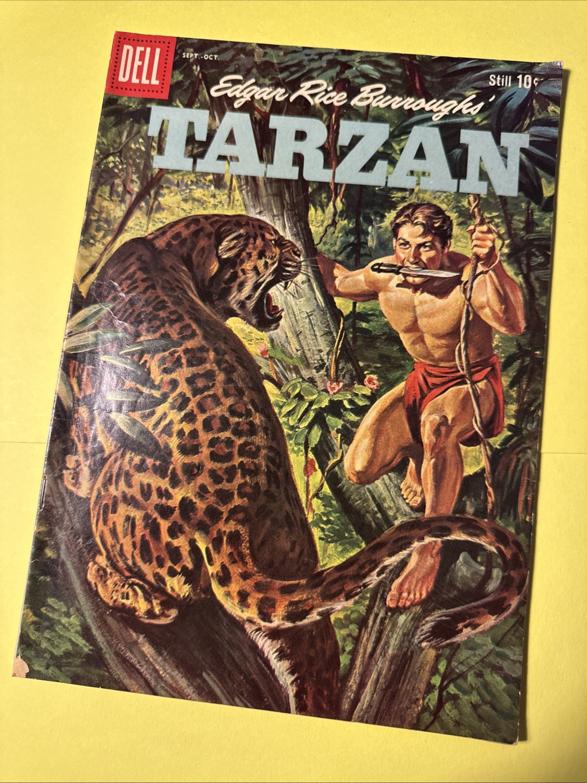 Tarzan #114 (1960) Dell Comics Jungle Adventure Silver Age Comic Book Tarzan #114 (1960) Dell Comics Jungle Adventure Silver Age Comic Book