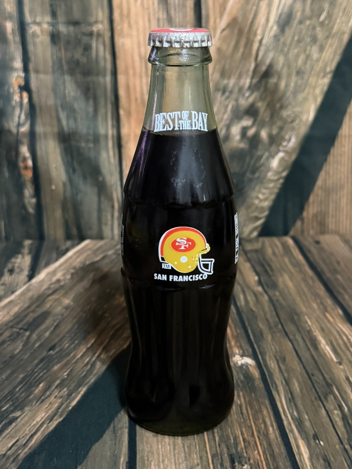 1986 Coca-Cola 49ers Bottle Unopened Full 8oz Vintage NFL San Francisco 1986 Coca-Cola 49ers Bottle Unopened Full 8oz Vintage NFL San Francisco