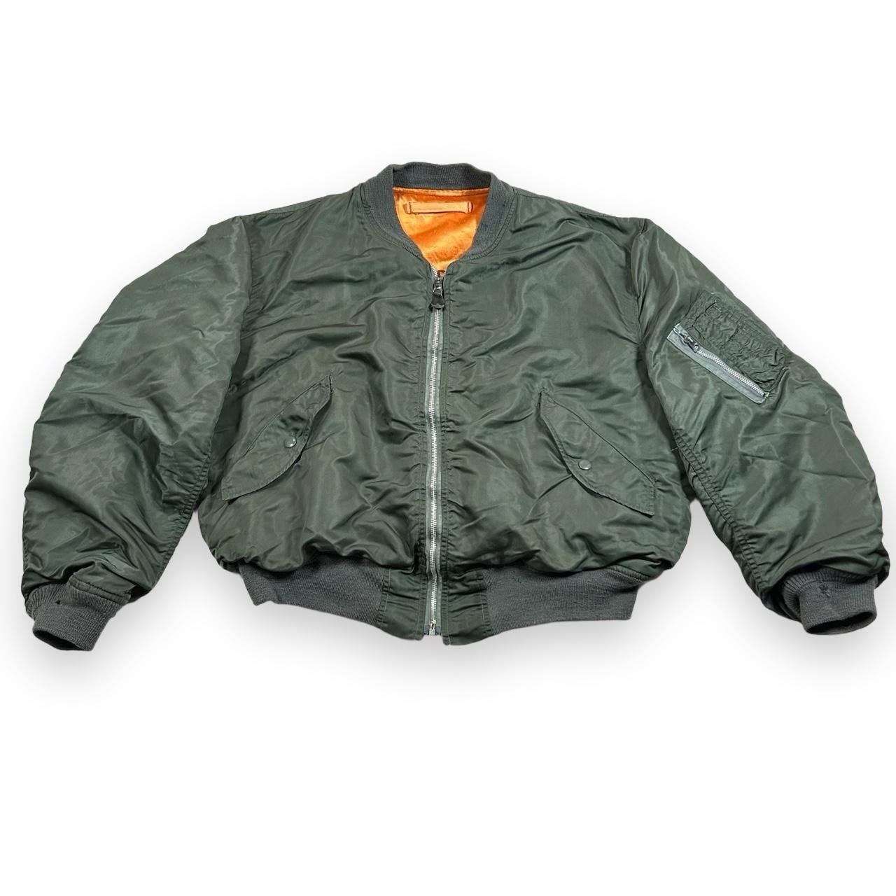 Vintage 70s Alpha Industries MA-1 Flyers Bomber Jacket USAF 1972 Vietnam War Era Vintage 70s Alpha Industries MA-1 Flyers Bomber Jacket USAF 1972 Vietnam War Era