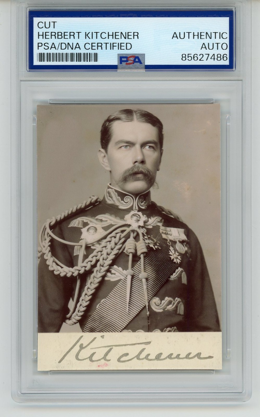 Herbert Kitchener ~ Signed Autographed Authentic Signature ~ PSA DNA Encased Herbert Kitchener ~ Signed Autographed Authentic Signature ~ PSA DNA Encased