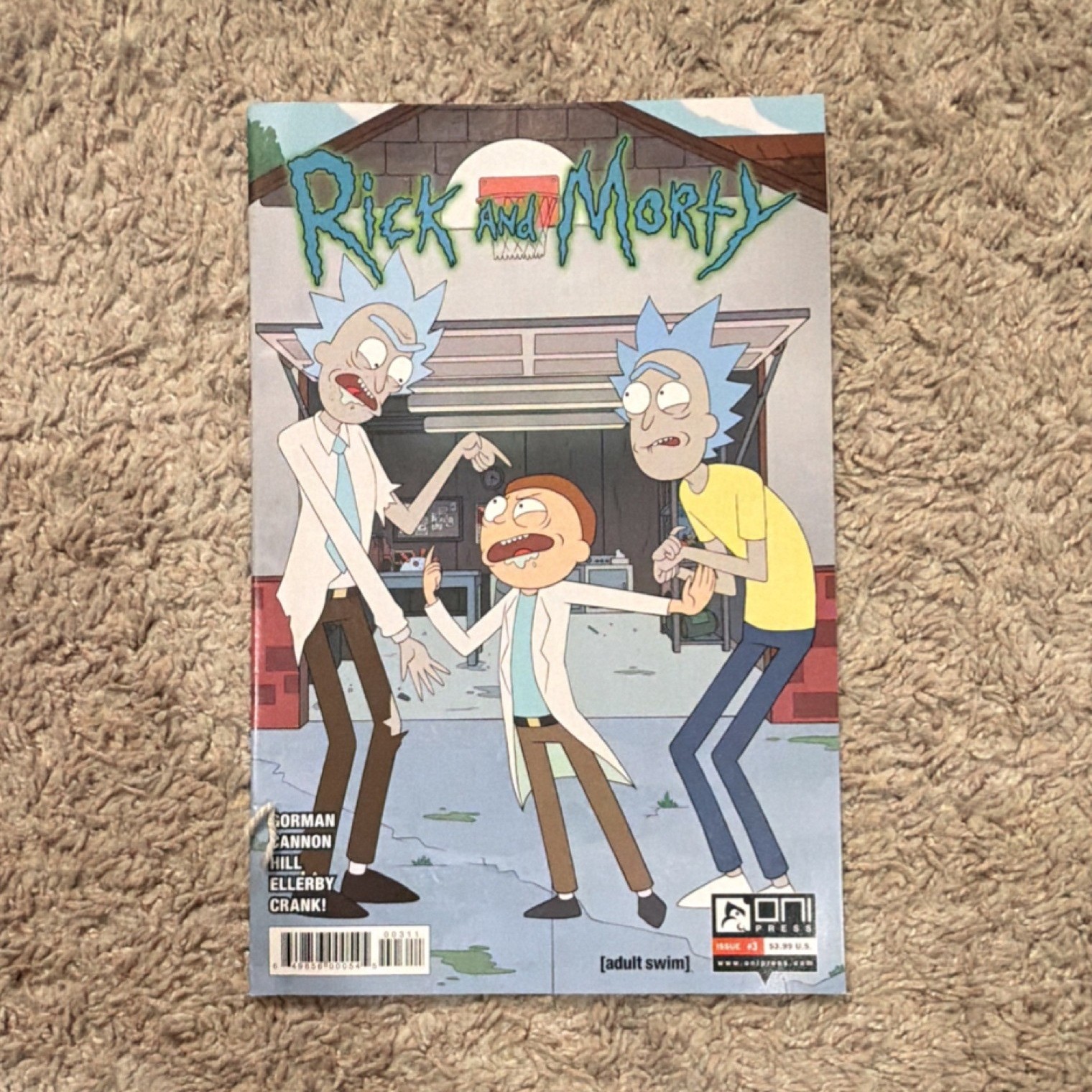 Rick and Morty Issue #3 (2015) – Oni Press – Adult Swim – Comic Book Rick and Morty Issue #3 (2015) – Oni Press – Adult Swim – Comic Book