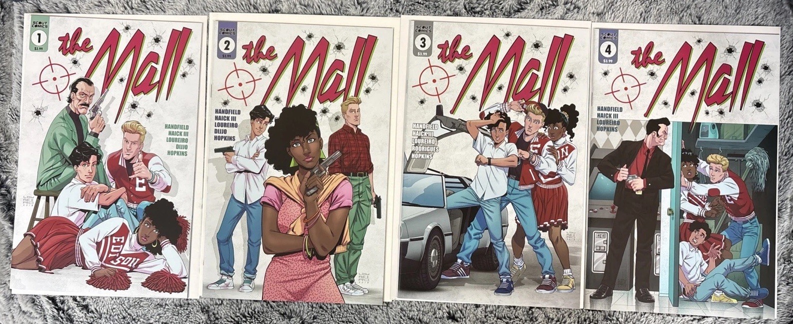 The Mall #1-4 Set FIRST PRINT, OPTIONED (Scout Comics, 2018) Homage Cover