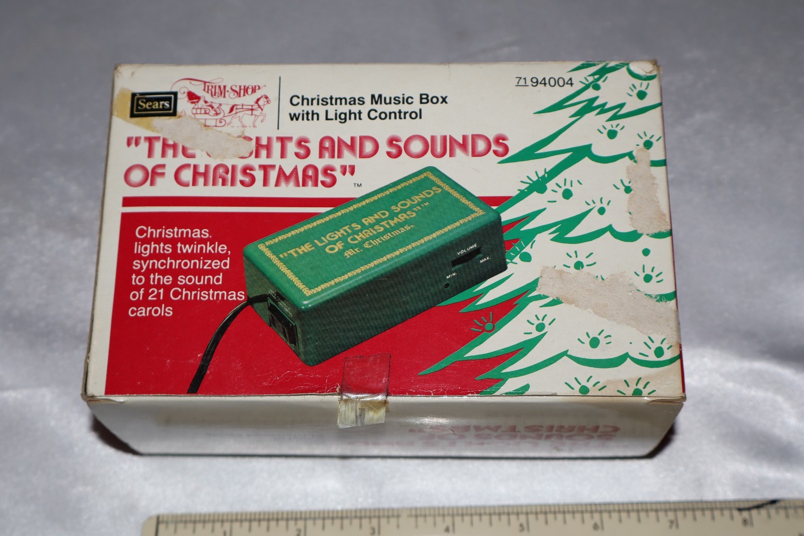 VTG Mr Christmas Sears The Lights and Sounds of Christmas Music Box 1980s Works VTG Mr Christmas Sears The Lights and Sounds of Christmas Music Box 1980s Works