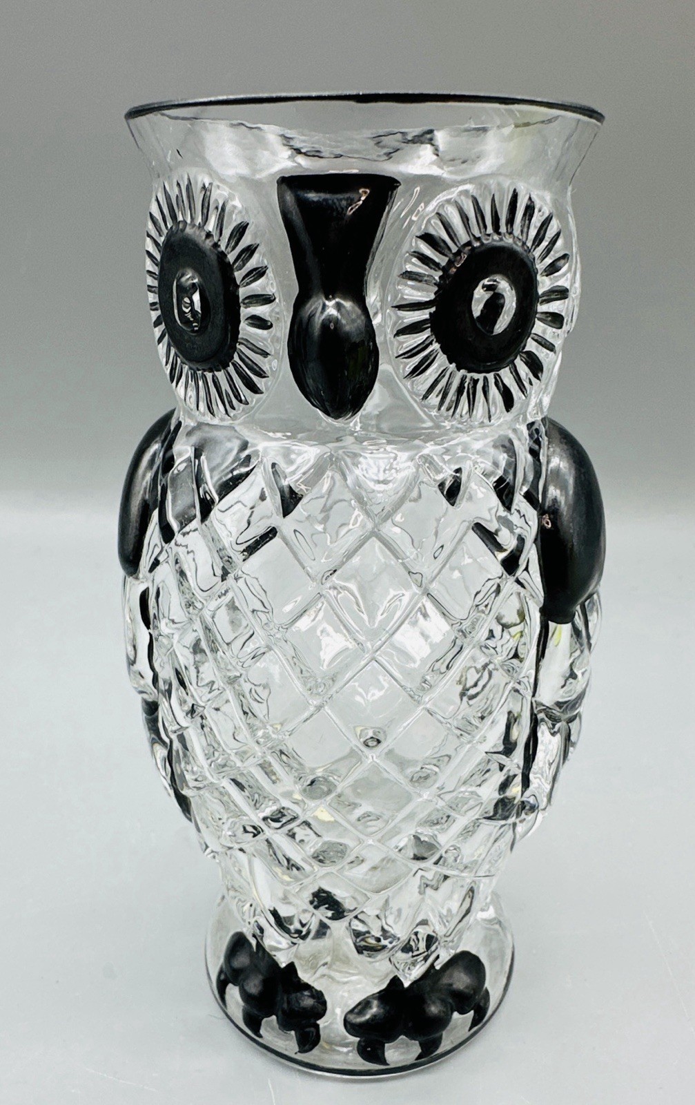 Rare Vtg Owl Glass Vase Pitcher Leopold Palda FAMOSA LPW AUSTRIA MCM 1960-70’s Rare Vtg Owl Glass Vase Pitcher Leopold Palda FAMOSA LPW AUSTRIA MCM 1960-70’s