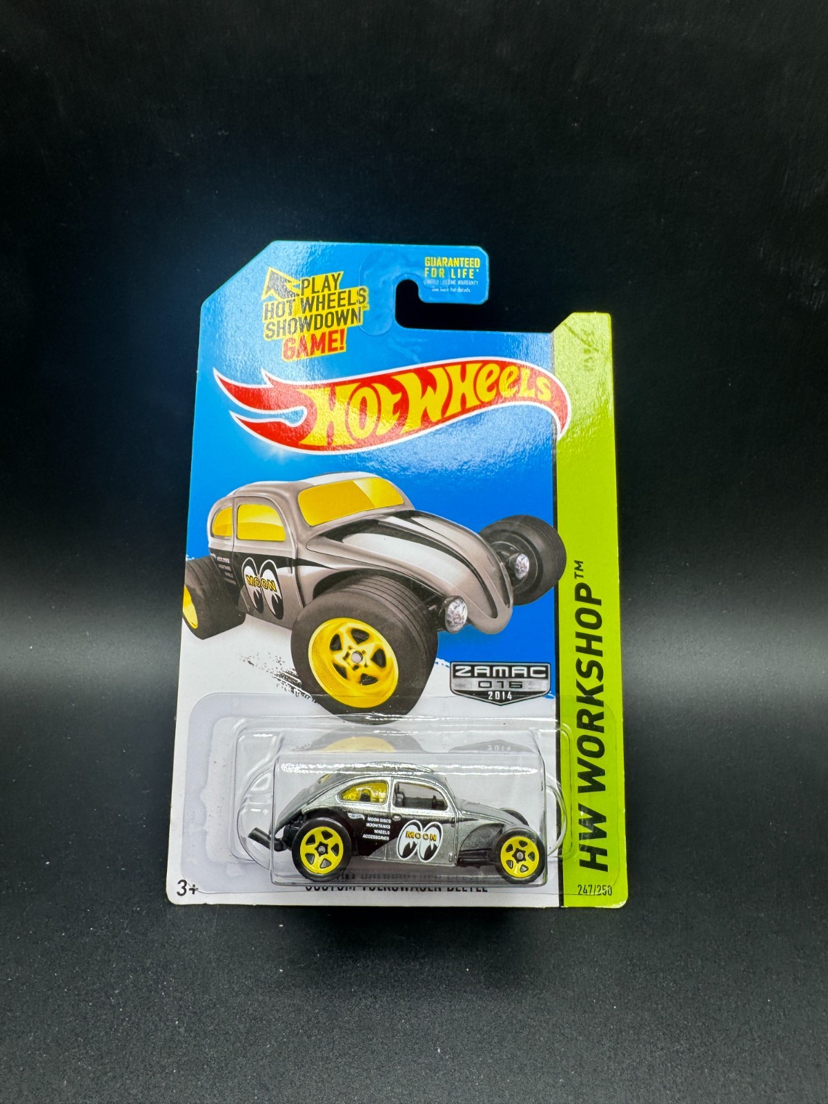 HOT WHEELS CUSTOM VOLKSWAGEN BEETLE ZAMAC 247/250 H7 HOT WHEELS CUSTOM VOLKSWAGEN BEETLE ZAMAC 247/250 H7