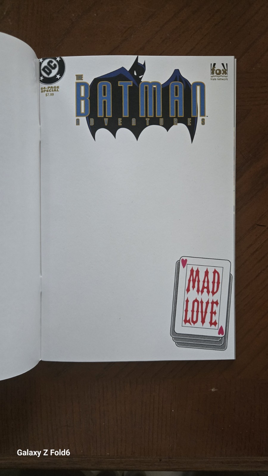 DC Batman: Mad Love #1 FACSIMILE BLANK Sketch Cover Variant 1PC DC Batman: Mad Love #1 FACSIMILE BLANK Sketch Cover Variant 1PC
