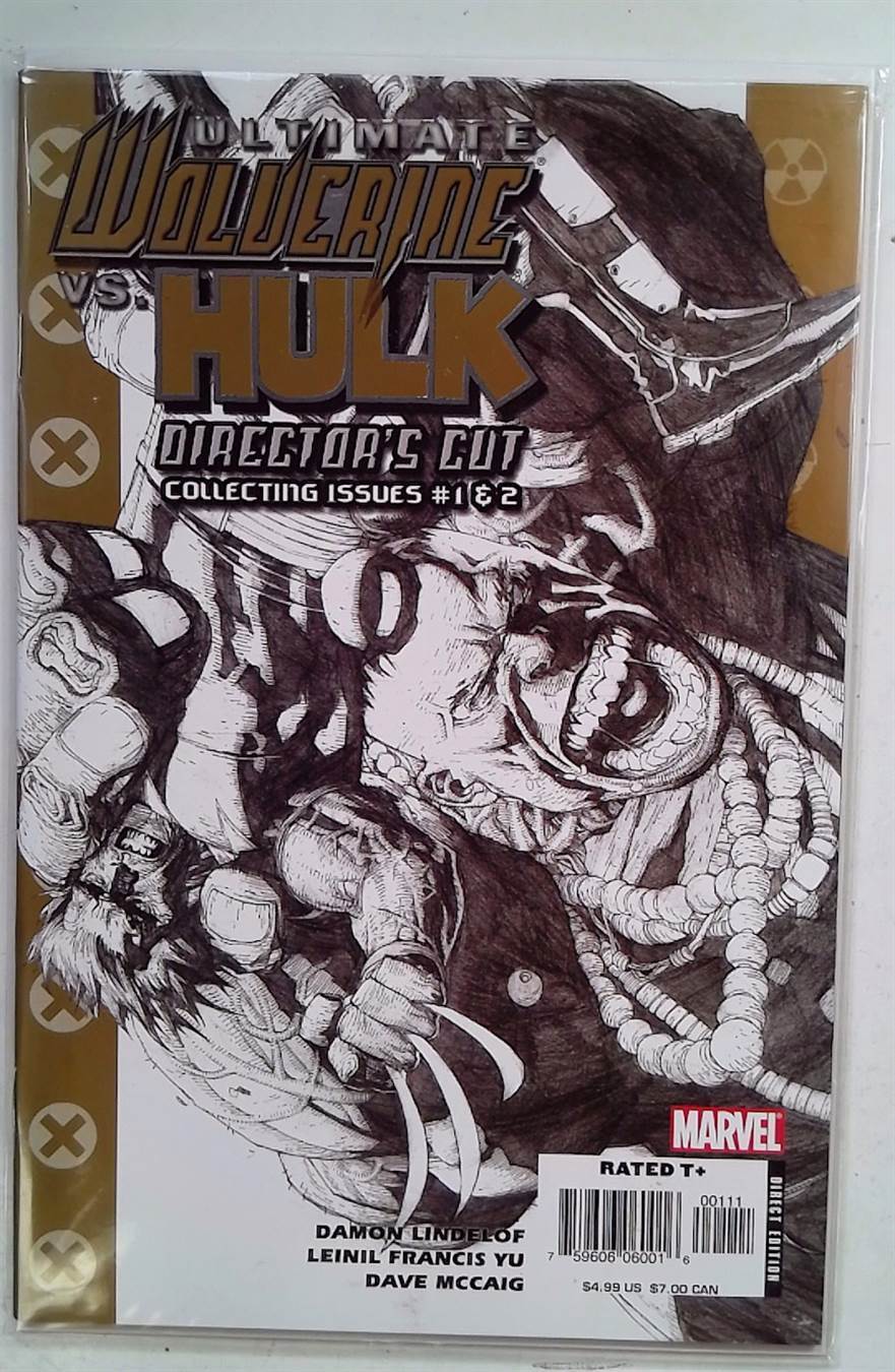 Ultimate Wolverine vs. Hulk Director\'s Cut #1 Marvel (2006) Comic Book