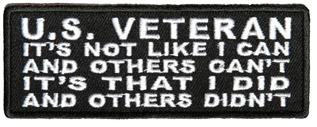 U.S. VETERAN I DID AND OTHERS DIDN'T PATCH - Color - Veteran Owned Business.