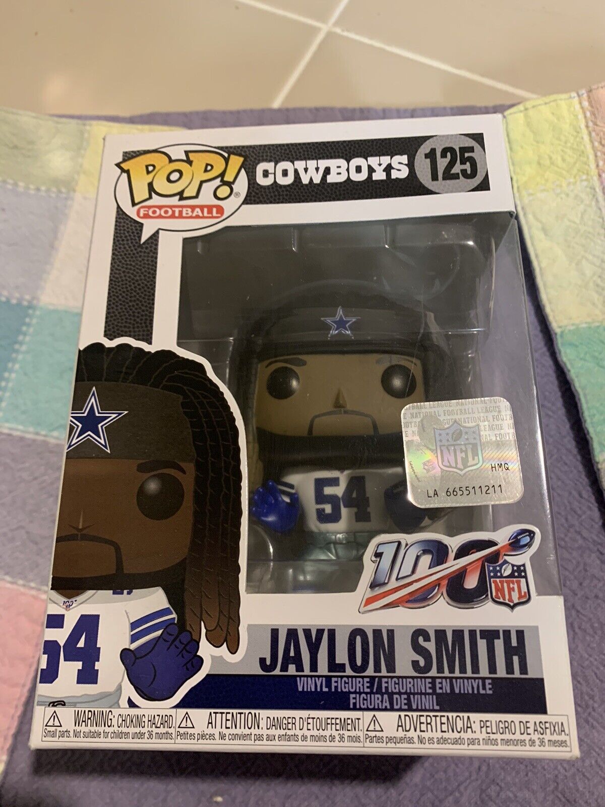 Funko Pop Jaylon Smith 125 Dallas Cowboys Football NFL 100 Vinyl Figure
