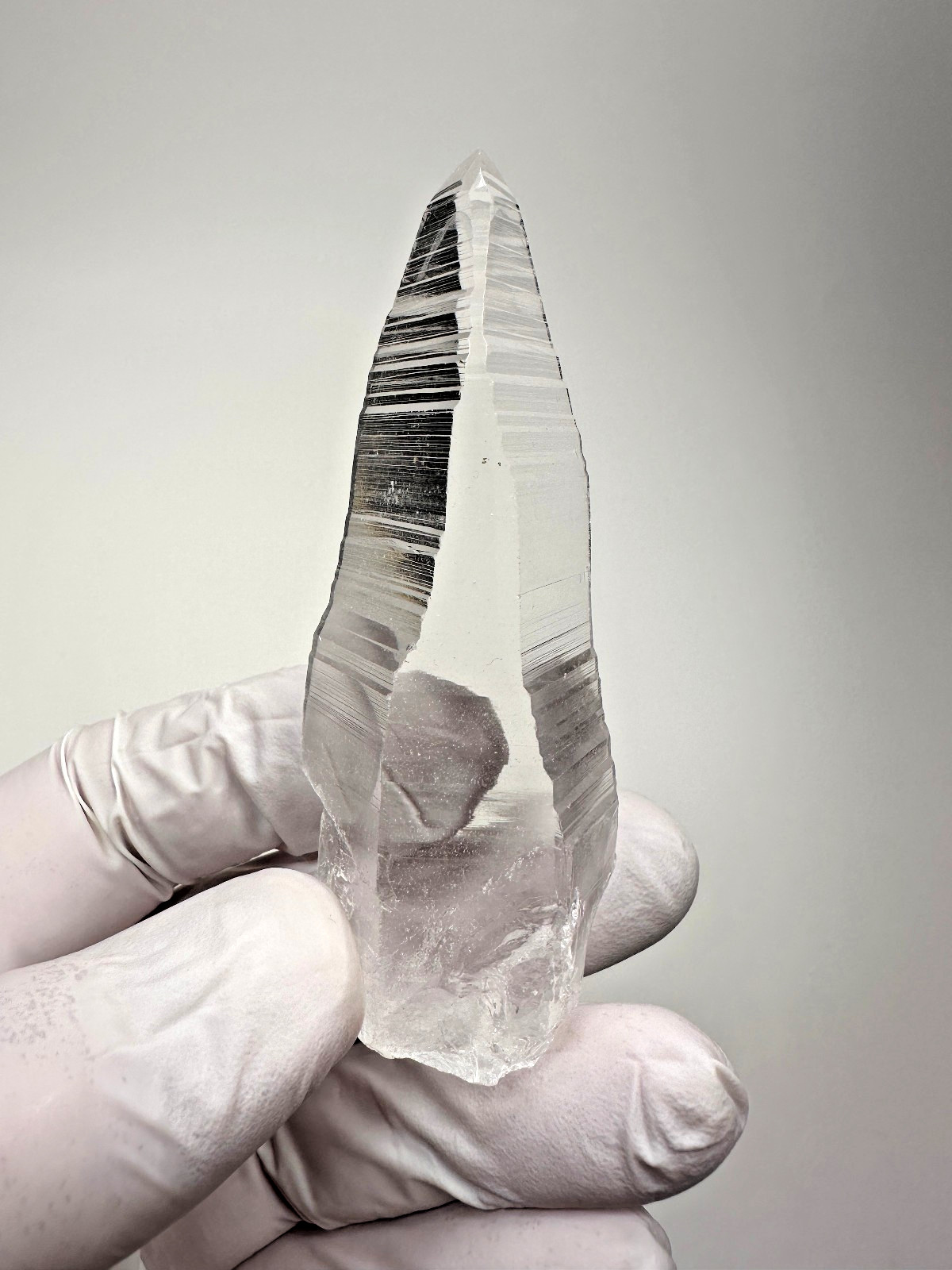 Large Clear Lemurian Seed Quartz Crystal Point__Serra do Cabra Large Clear Lemurian Seed Quartz Crystal Point__Serra do Cabra