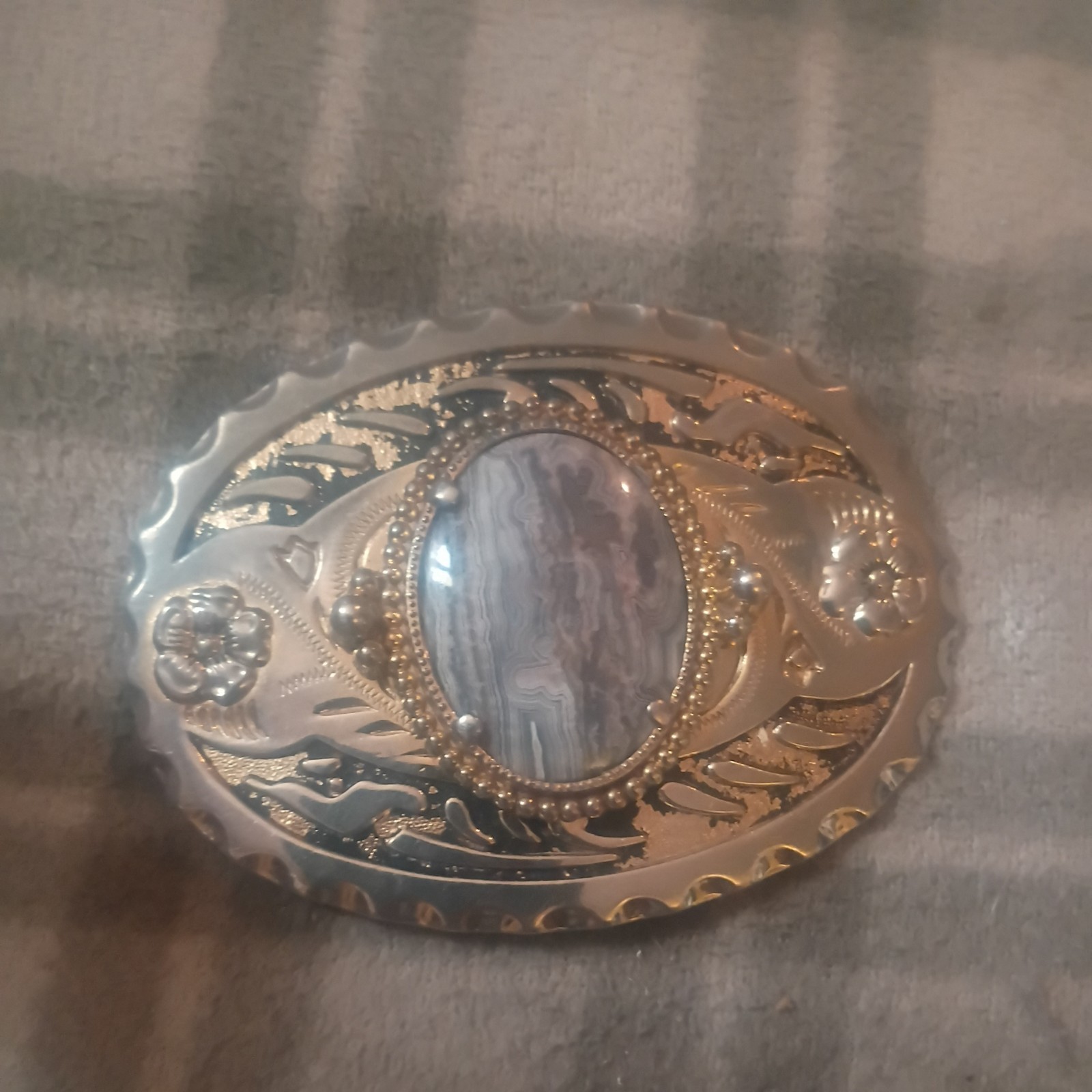 Vintage Metal Cowboy buckle Vintage Metal Cowboy buckle