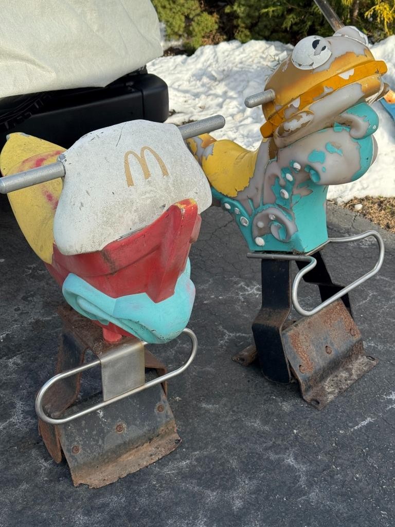 Vintage McDonald\'s Playland Playground Filet-O-Fish Rocker and Ride-on Ship Vintage McDonald\'s Playland Playground Filet-O-Fish Rocker and Ride-on Ship