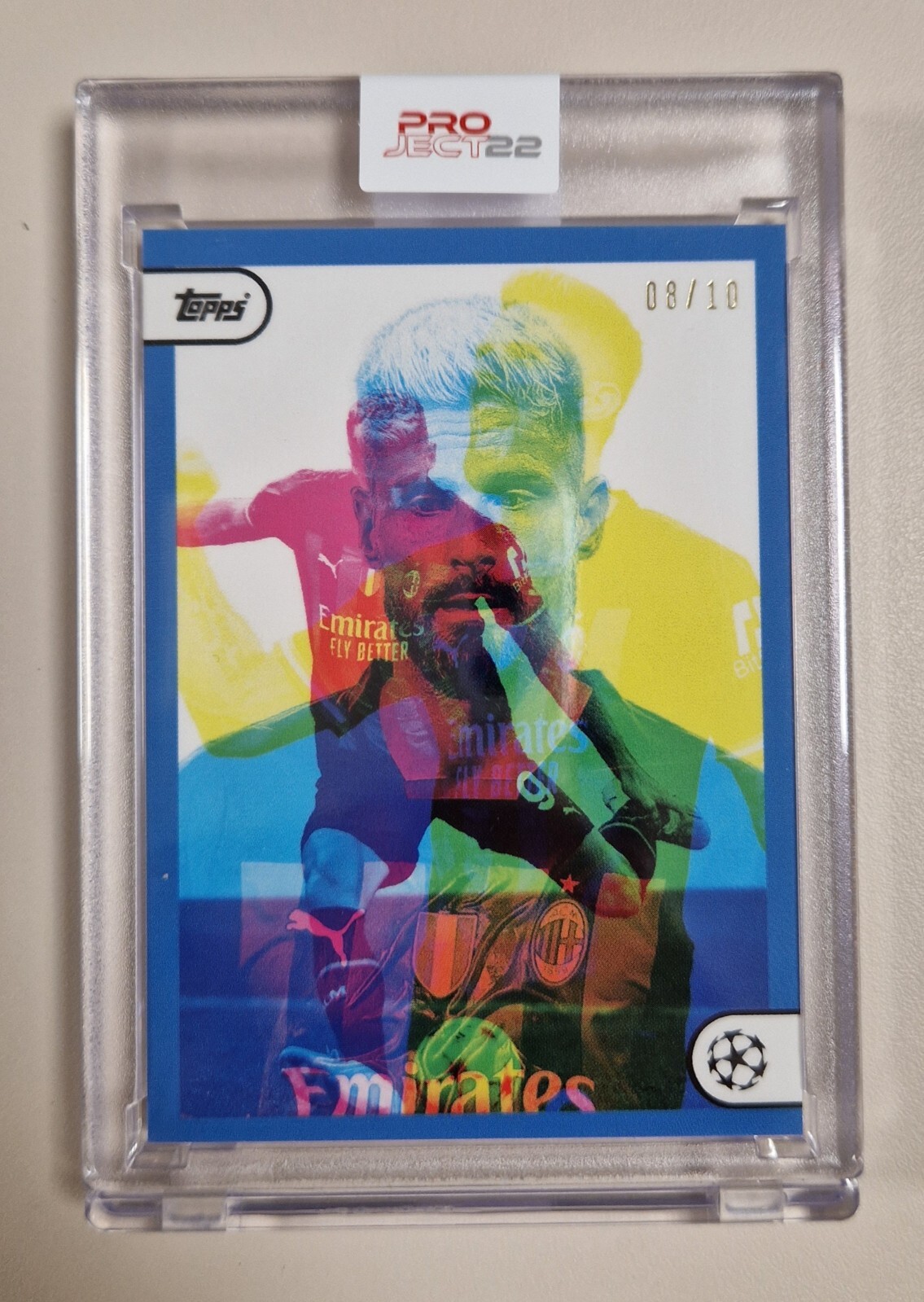 Topps Project 22 Artist Olivier Giroud By Aches Parallel 8/10 Sp Topps Project 22 Artist Olivier Giroud By Aches Parallel 8/10 Sp