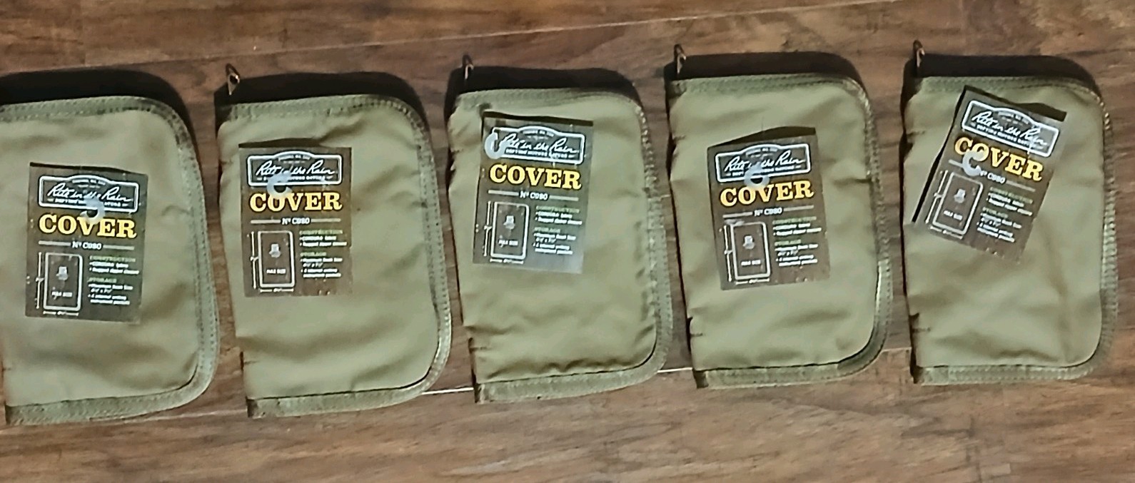 Lot of 5 Rite in the Rain C980 Tan CORDURA Tactical Notebook Covers NWT 5x8