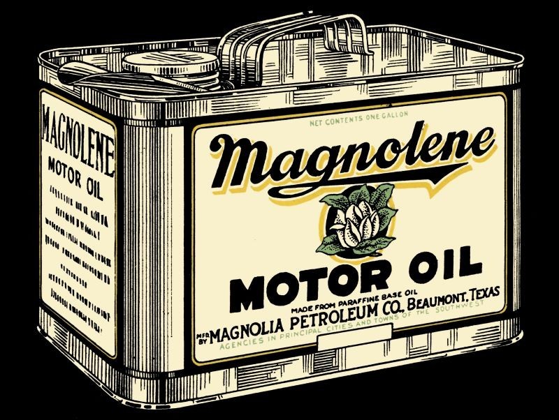 1921 Magnolia - Magnolene Motor Oil Can Theme NEW Sign 24x30 USA STEEL XL Size