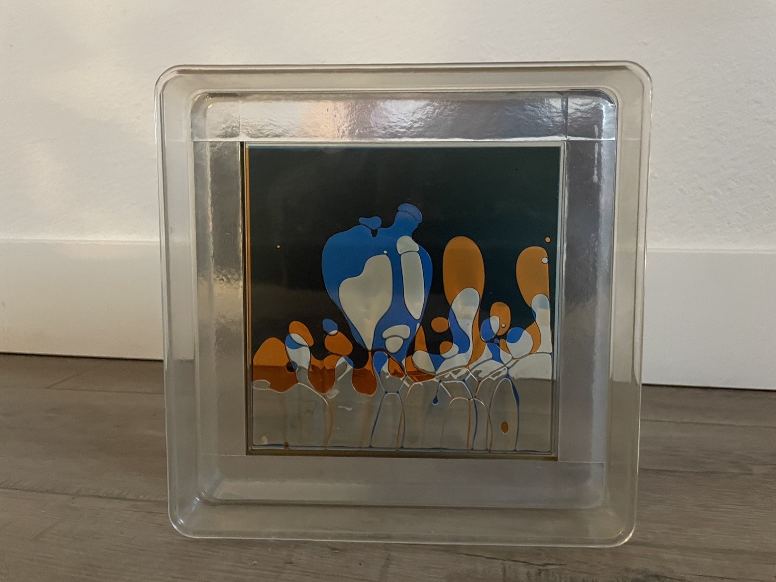 Vintage 1970s Artek Color Window Liquid Motion Desk Toy Kinetic Op Art Retro Vintage 1970s Artek Color Window Liquid Motion Desk Toy Kinetic Op Art Retro