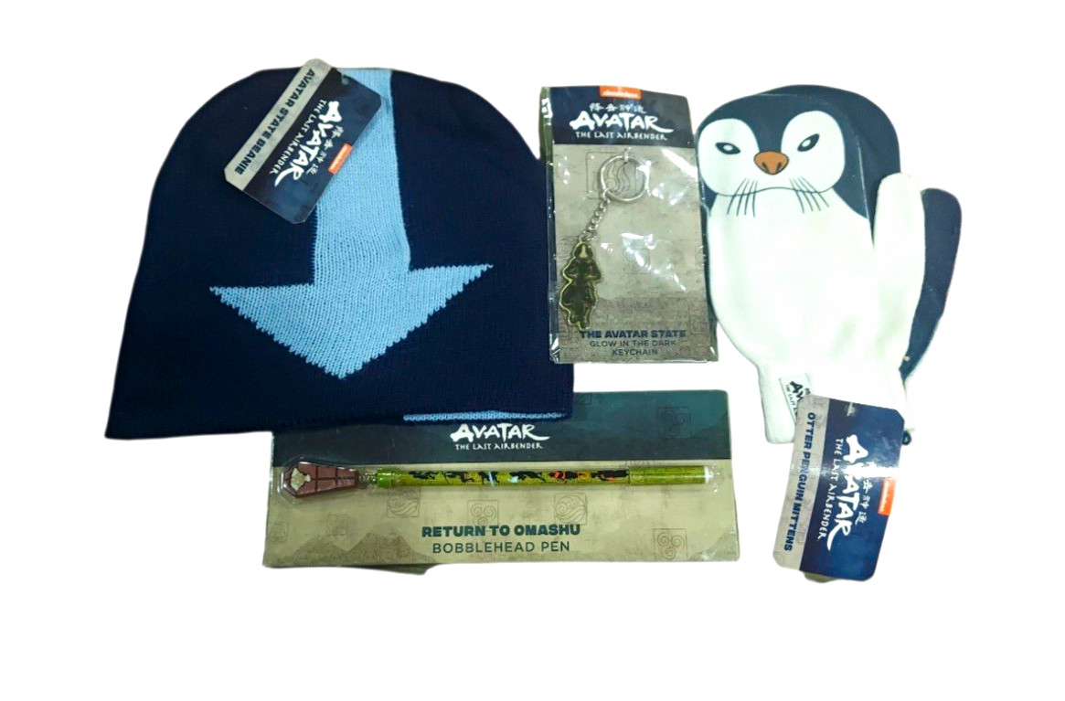 Nickelodeon Avatar: The Last Airbender Aang Beanie Appa Mittens Keychain Pen Nickelodeon Avatar: The Last Airbender Aang Beanie Appa Mittens Keychain Pen