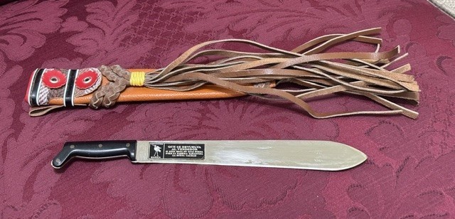 Vtg Garza Small Machete Knife 9 1/2\ Vtg Garza Small Machete Knife 9 1/2\