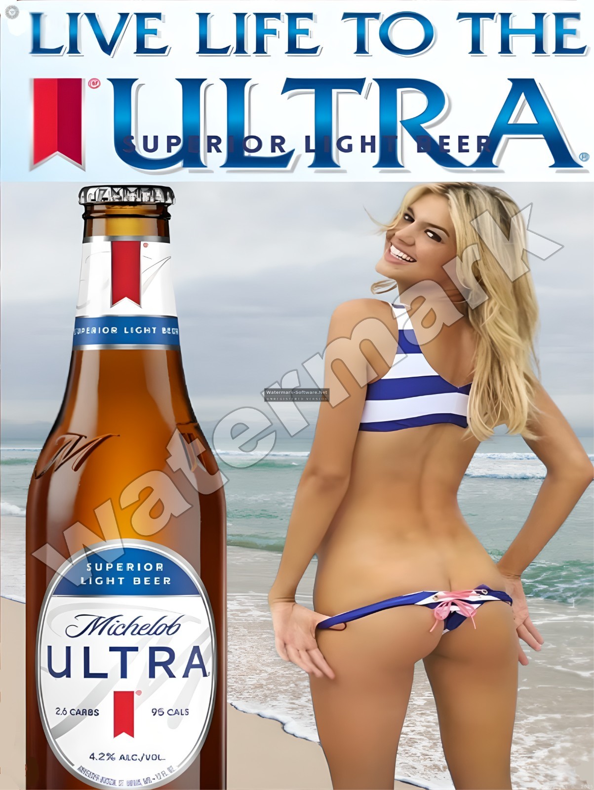 Live Life to the ULTRA Superior light beer Sign 9 Live Life to the ULTRA Superior light beer Sign 9