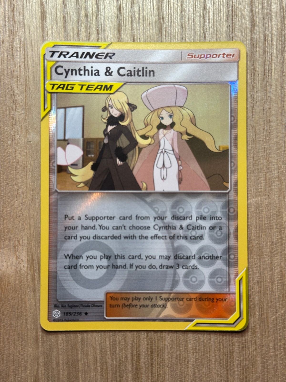 Cynthia & Caitlin Reverse Holo Uncommon SM - Cosmic Eclipse 189/236 NM Cynthia & Caitlin Reverse Holo Uncommon SM - Cosmic Eclipse 189/236 NM