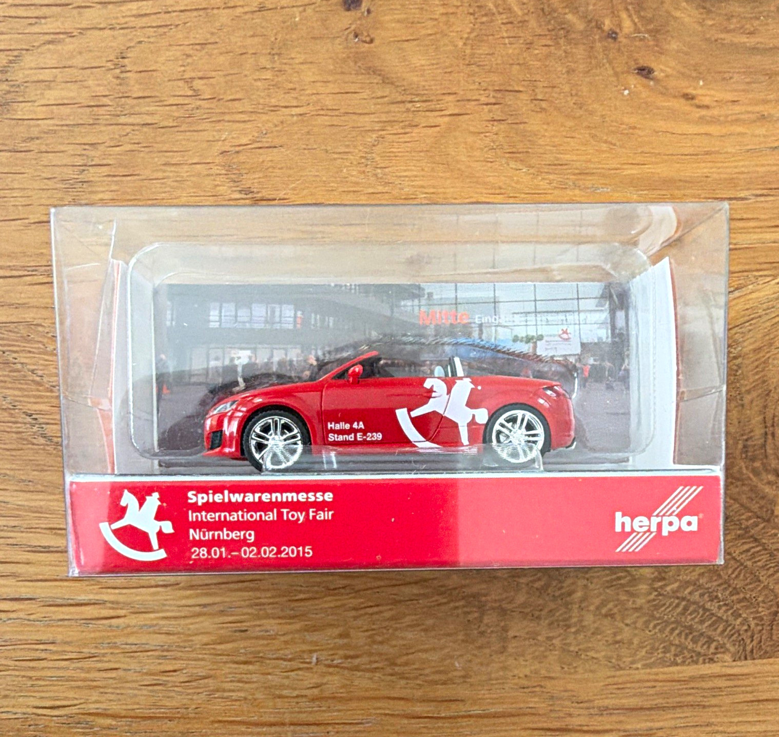 Herpa Audi TT Convertible Red 1:87 Diecast Model Spielwarenmesse Nürnberg Herpa Audi TT Convertible Red 1:87 Diecast Model Spielwarenmesse Nürnberg