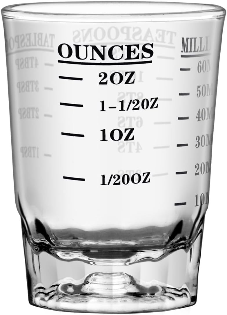 2 OZ 4 Features Shot Glasses Measuring cup Liquid Heavy Glass Wine Glass 2 OZ 4 Features Shot Glasses Measuring cup Liquid Heavy Glass Wine Glass