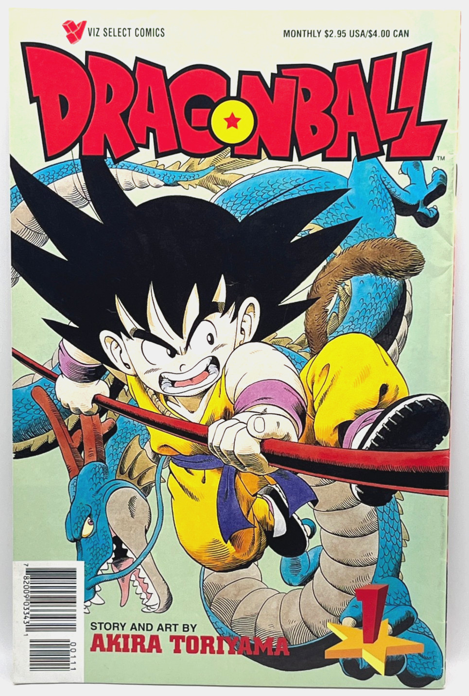 Dragon Ball #1 Viz Comics 1998 1st Printing/US Appearance of Goku Bag & Board Dragon Ball #1 Viz Comics 1998 1st Printing/US Appearance of Goku Bag & Board