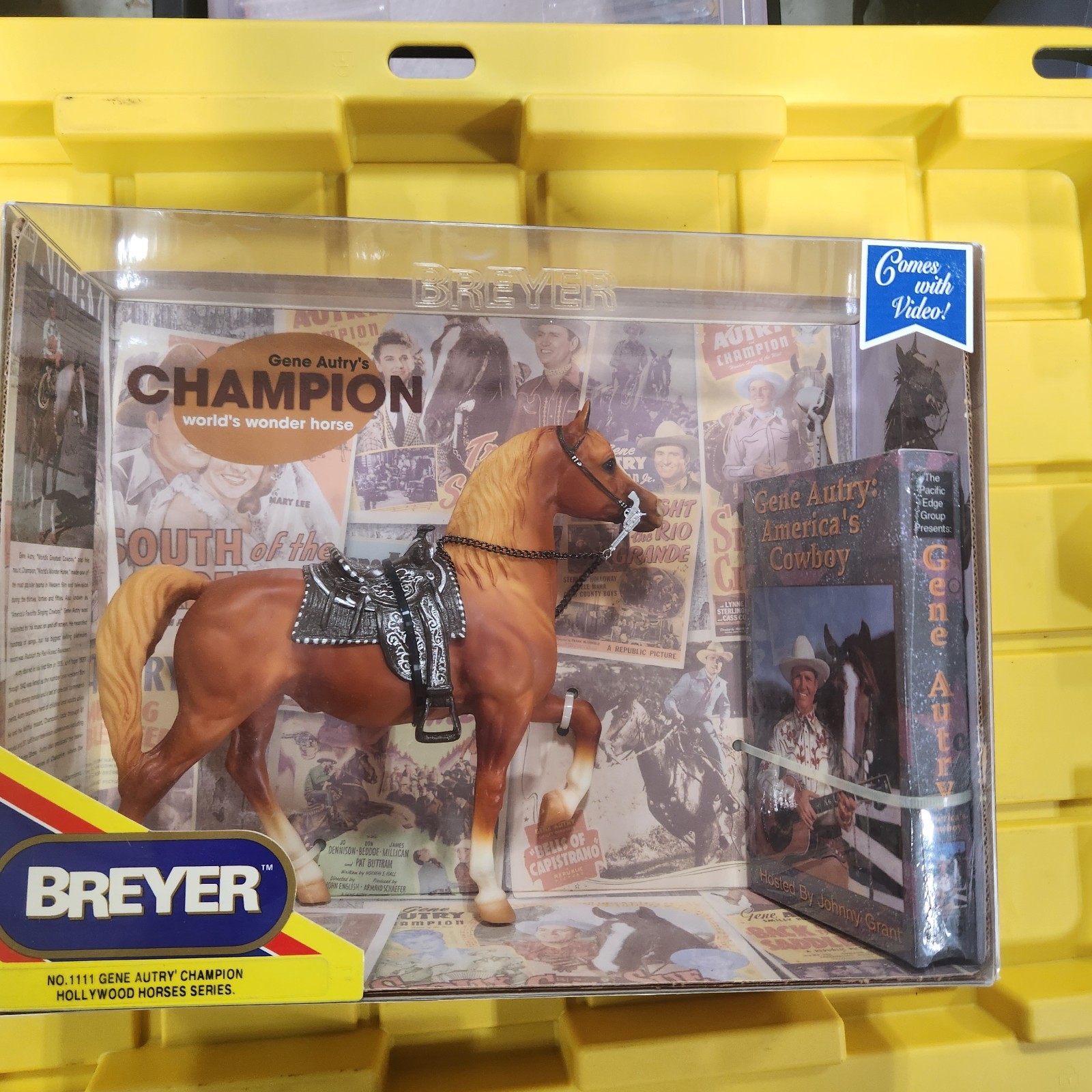 Breyer Gene Autry's CHAMPION Hollywood Horses With VHS New In Box Cm