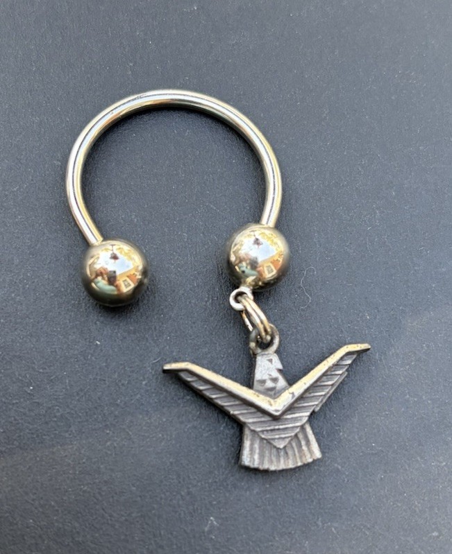 Vintage Original 1963 Ford Thunderbird Car Sterling Silver Key Fob 16 Grams Vintage Original 1963 Ford Thunderbird Car Sterling Silver Key Fob 16 Grams