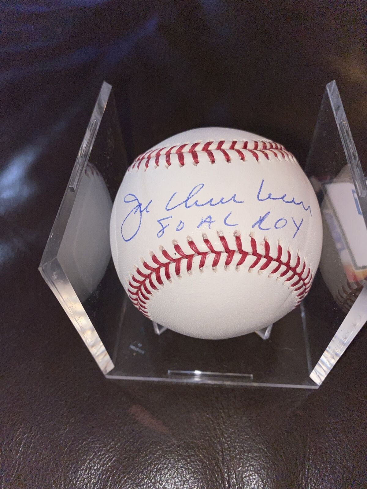 Original Joe Charboneau 1980 ROY  Signed Auto MLB Baseball Autograph