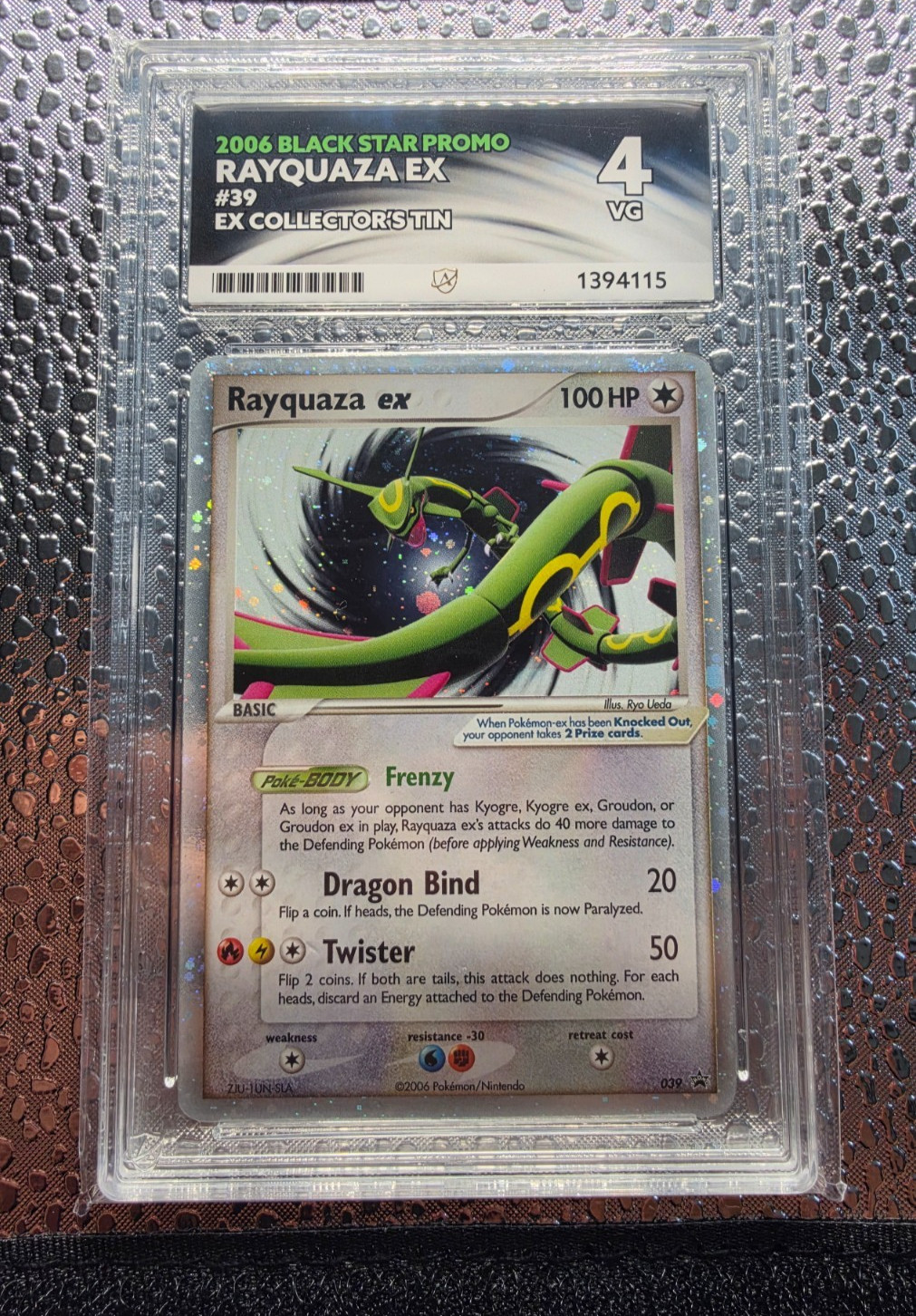 Rayquaza ex #039 Black Star Promo – ACE 4 Pokemon 2006 EX Collectors Tin Rayquaza ex #039 Black Star Promo – ACE 4 Pokemon 2006 EX Collectors Tin