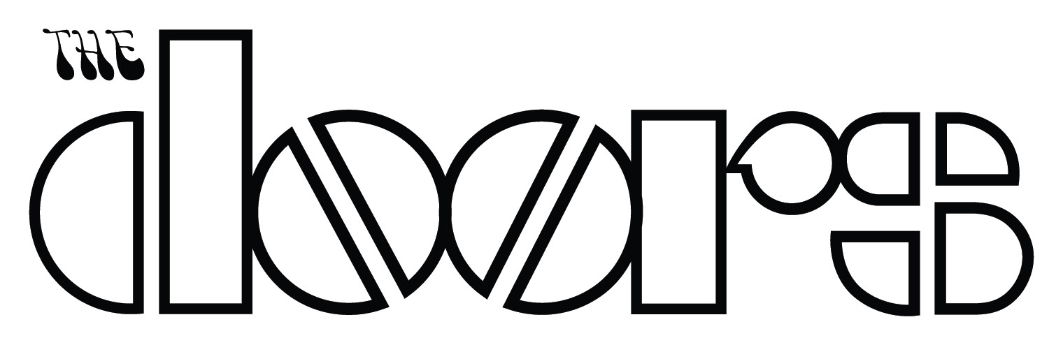 The Doors Main Logo  Logo Sticker / Vinyl Decal  | 10 Sizes TRACK