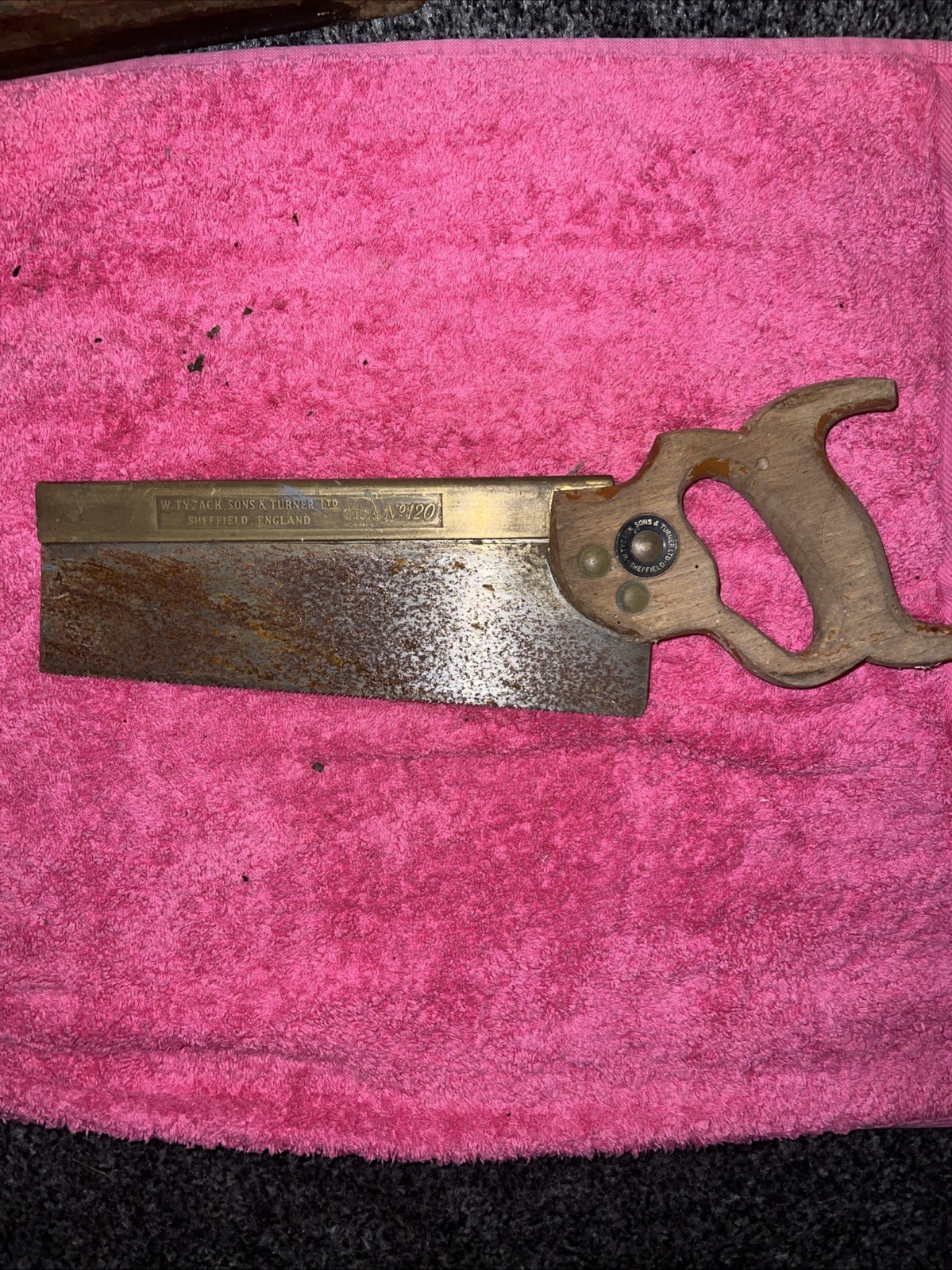 W. Tyzack Sons & Turner Sheffield No.120 Antique Saw