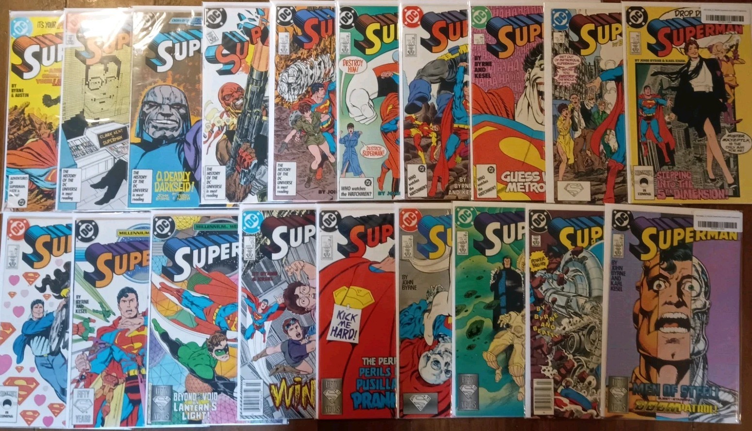 Byrne Superman #1-20 (DC Comics 1987) John Byrne classic 80's Superman