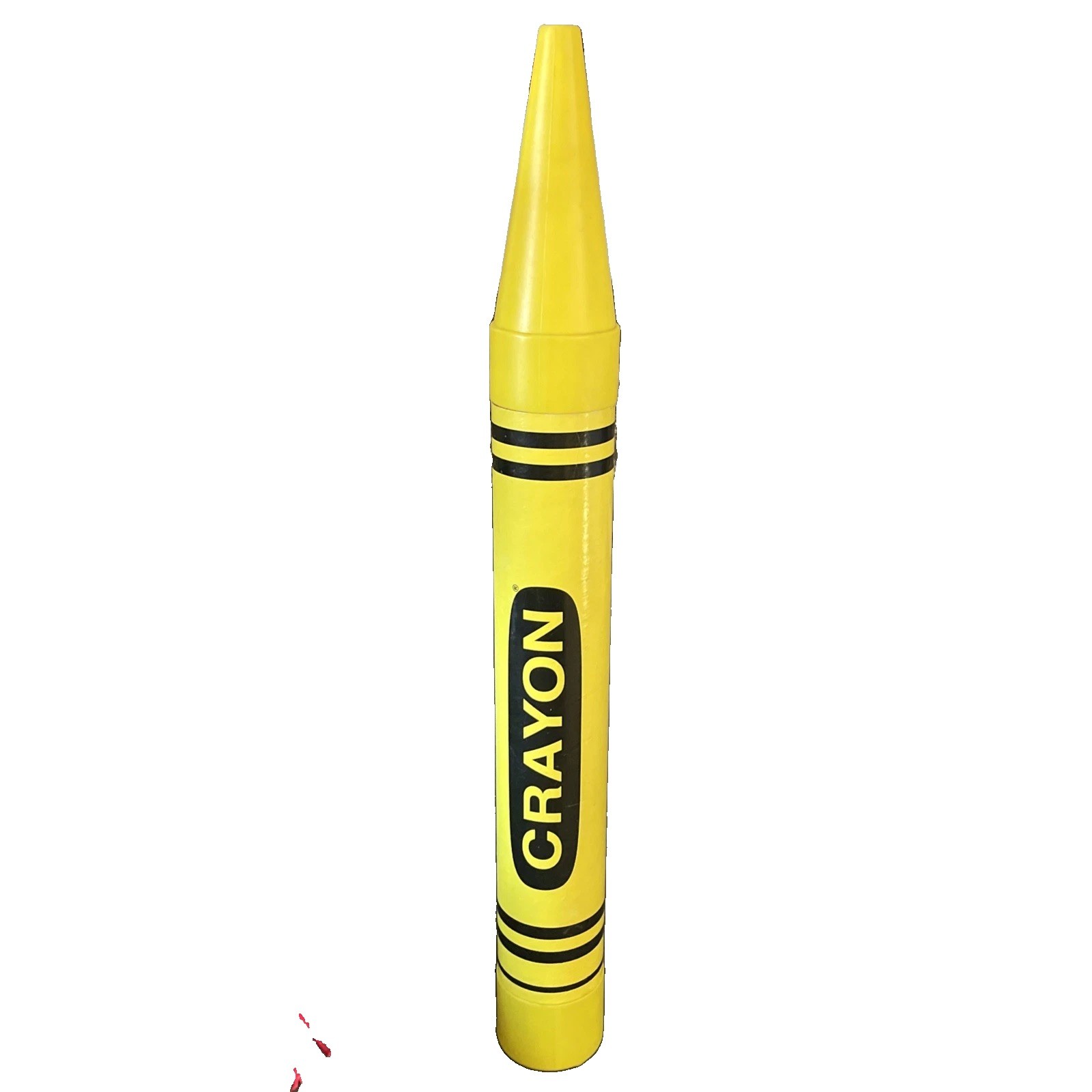 Vintage 1988 Giant Yellow Crayon 35” Fantazia Coin Bank Vintage 1988 Giant Yellow Crayon 35” Fantazia Coin Bank