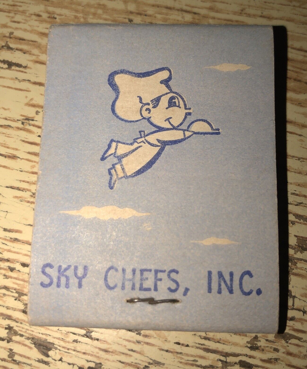 Sky Chefs Inc. Restaurants Cincinnati Charleston Unstruck Matchbook 1952