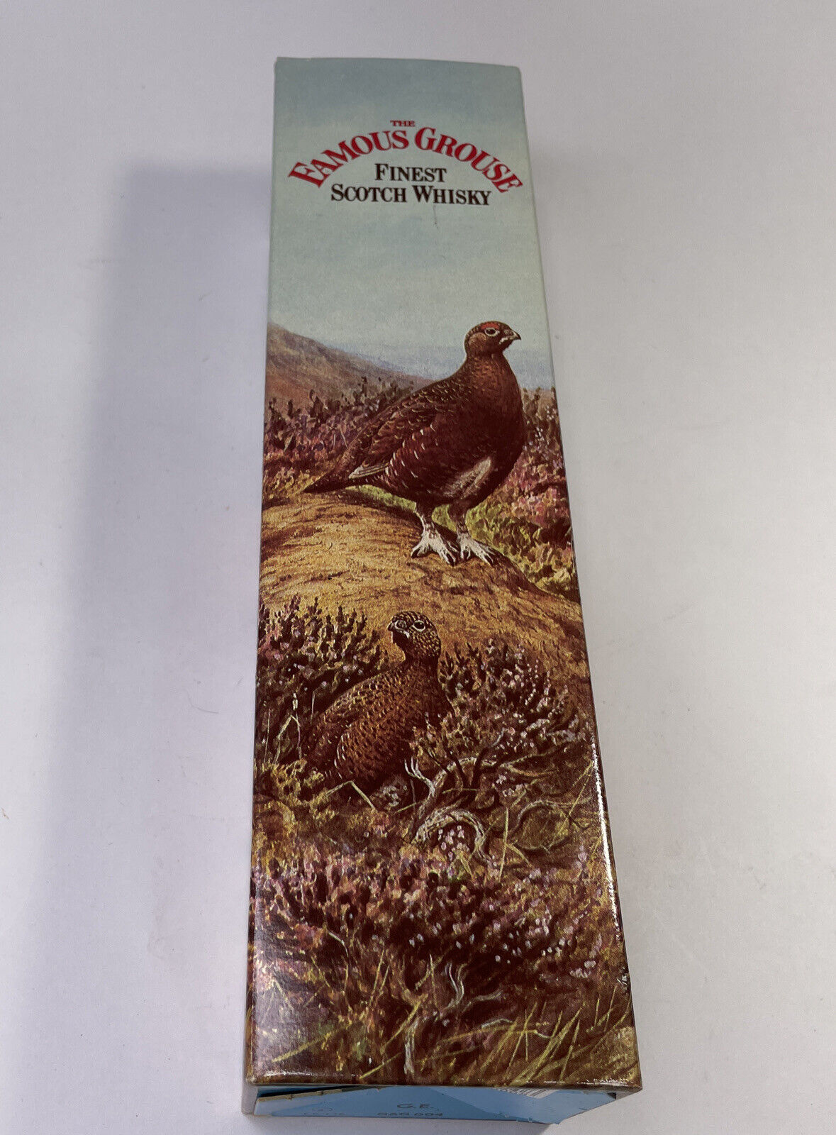 Vintage 1985-1989 Famous Grouse Finest Scotch Whisky Empty Box Made In Scotland