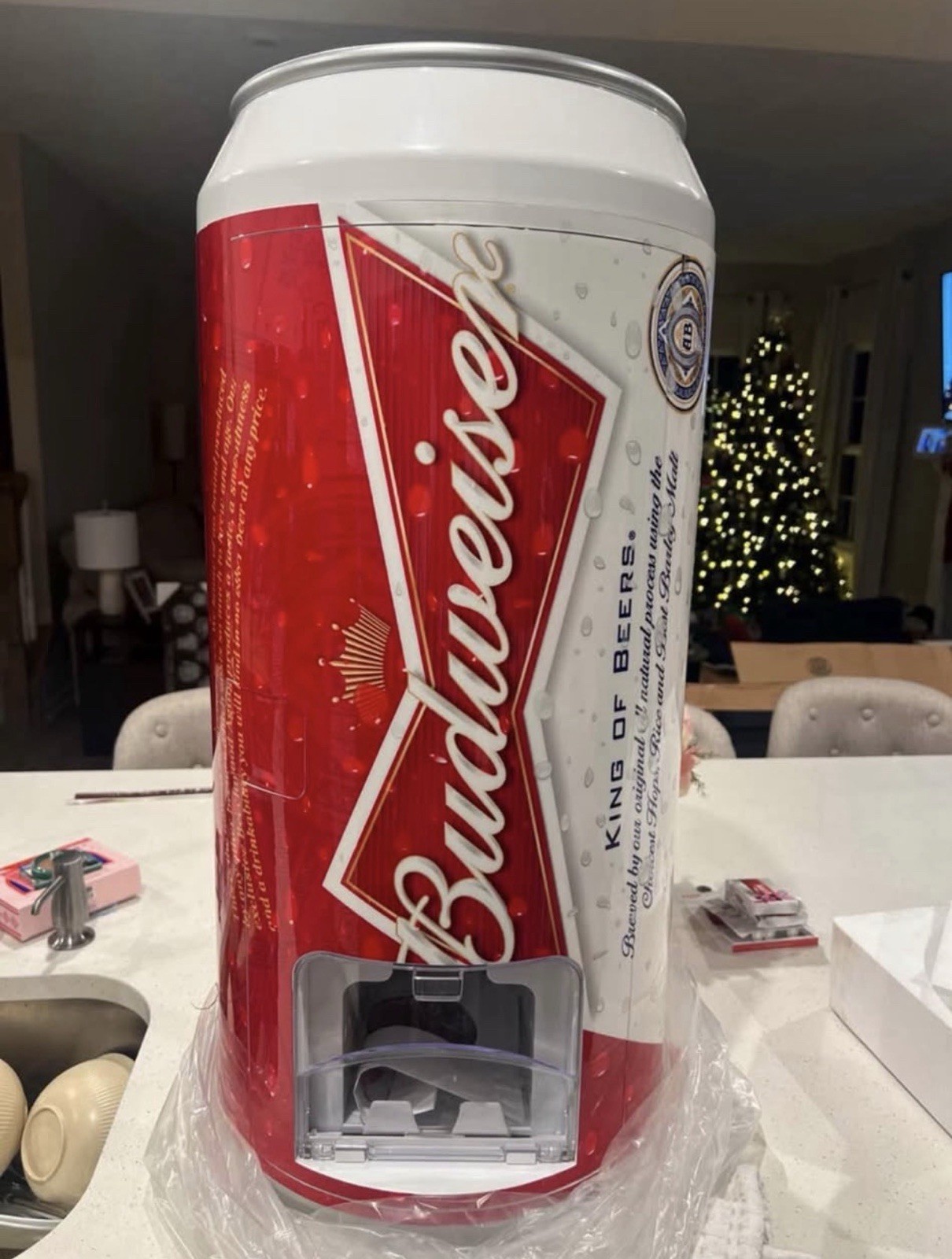 NEW Budweiser Can Fridge NEW Budweiser Can Fridge