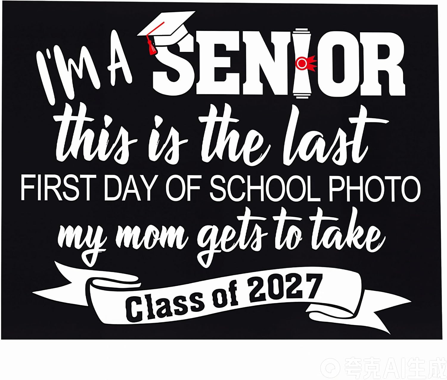 Senior Back to School Supplies Decorations, First Day of Senior Year 12th Grade Senior Back to School Supplies Decorations, First Day of Senior Year 12th Grade