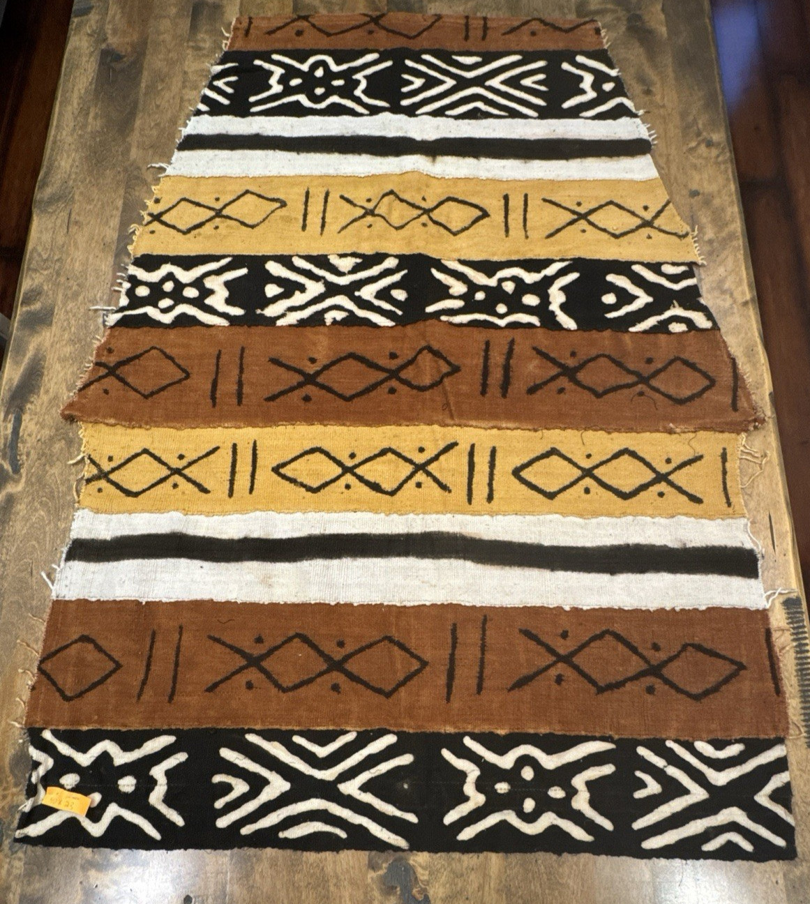 Vintage African Mud Cloth Block Print Fabric  40