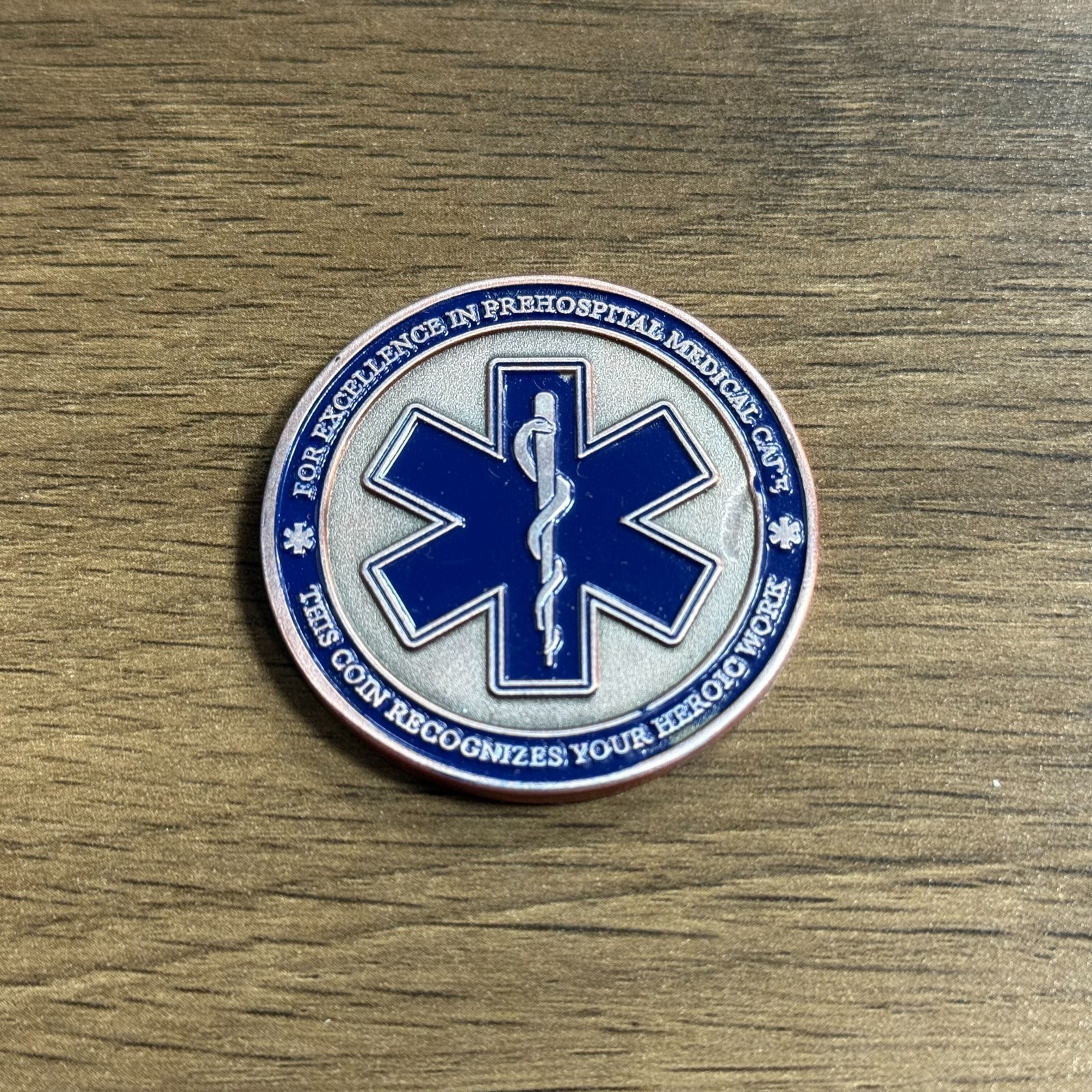 St. Luke's Hospital Medical Director's Prehospital Challenge Coin 3#E St. Luke's Hospital Medical Director's Prehospital Challenge Coin 3#E