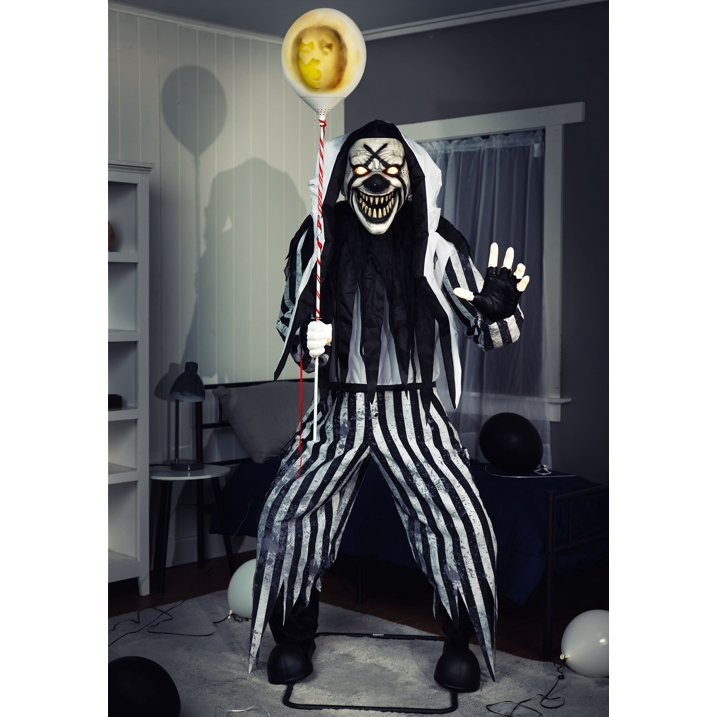 6.7 FT ANIMATED SOUL SNATCHING CLOWN HALLOWEEN ANIMATRONIC PROP 6.7 FT ANIMATED SOUL SNATCHING CLOWN HALLOWEEN ANIMATRONIC PROP
