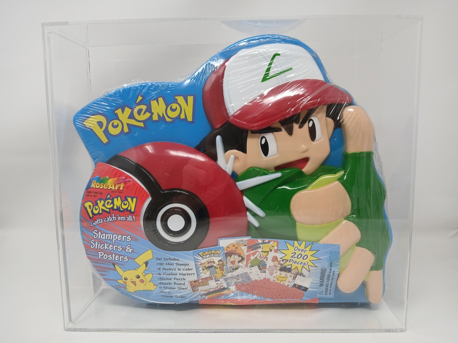 1999 Roseart Nintendo Pokemon Stamps Stickers & Posters Factory Sealed & Graded 1999 Roseart Nintendo Pokemon Stamps Stickers & Posters Factory Sealed & Graded