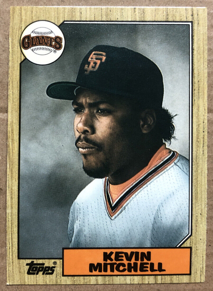 1987 Topps Traded Tiffany Glossy Kevin Mitchell Rookie Card RC #81T Giants EX-MT